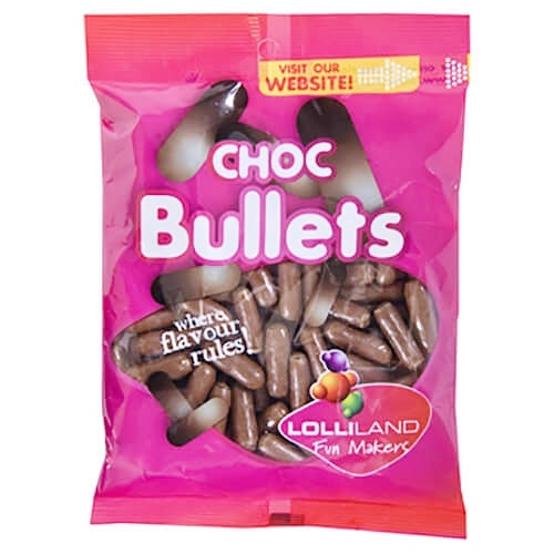 Lolliland Fun Makers Choc Bullets 135g