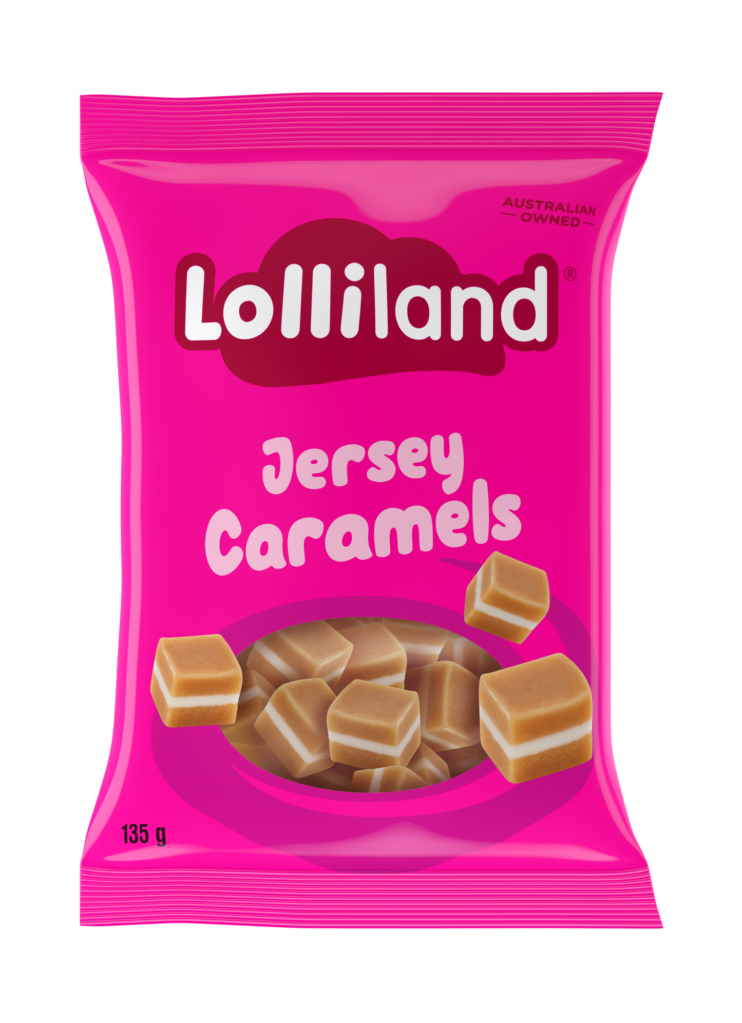 Lolliland Fun Makers Jersey Caramels 135g