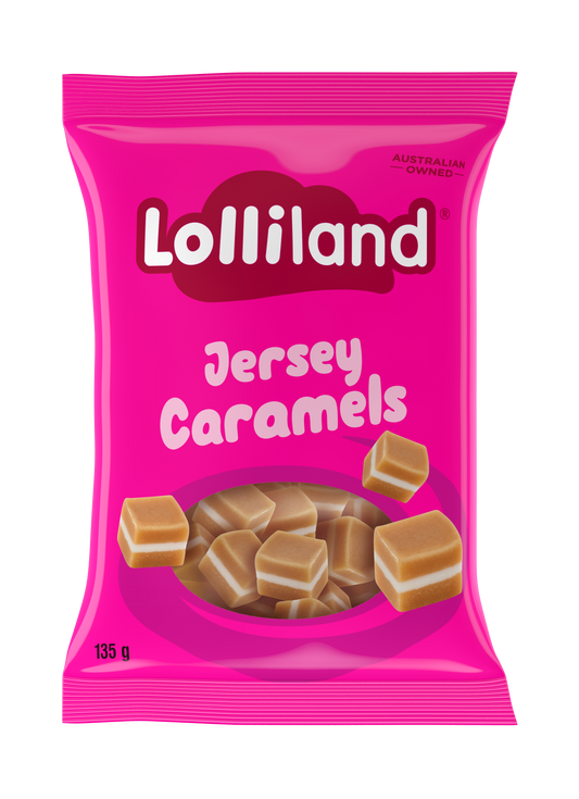Lolliland Fun Makers Jersey Caramels 135g