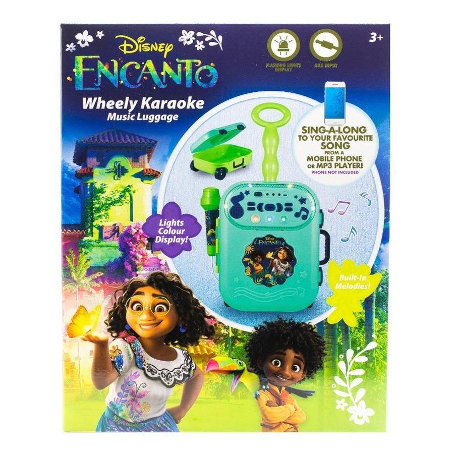 Disney Encanto Wheely Karaoke Music Luggage