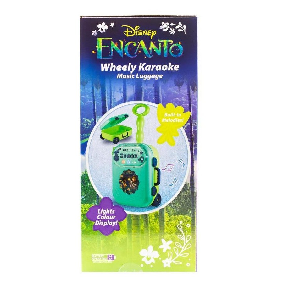 Disney Encanto Wheely Karaoke Music Luggage