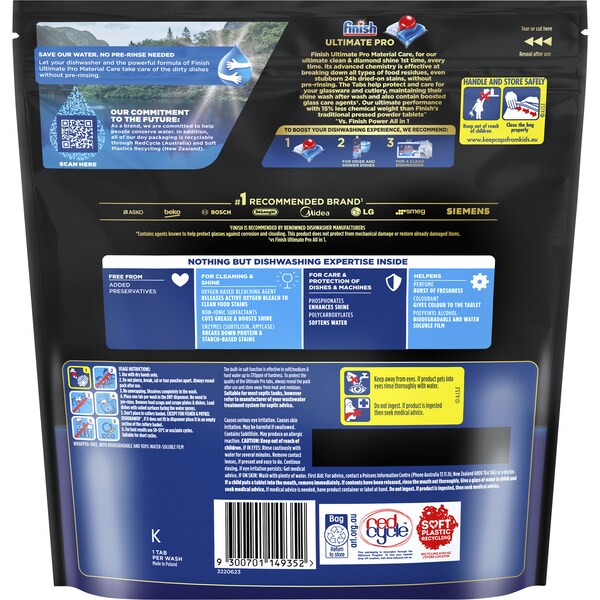 FINISH PK35 POWERBALL DISHWASHING TABLETS ULTIMATE PRO
