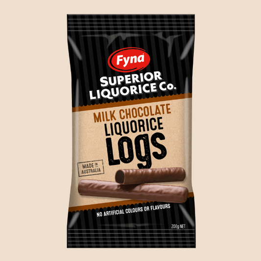 Fyna Superior Liquorice Co. Logs 200g