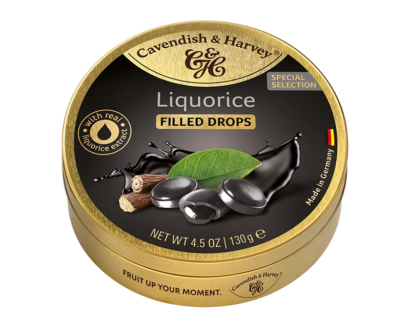 Cavendish & Harvey Liquorice Drops 130g