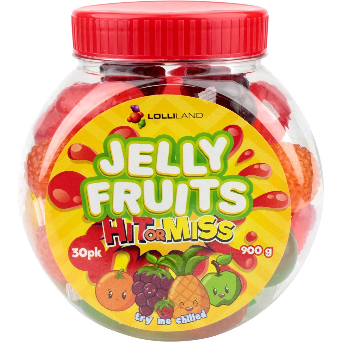 Lolli Jelly Fruit Jar 900g