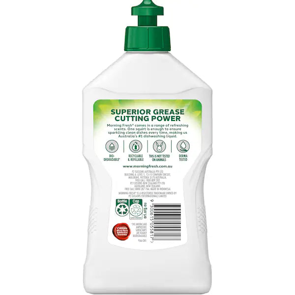 MORNING FRESH 400mL DISHWASHING LIQUID LIME
