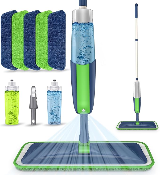 Microfiber spray mop
