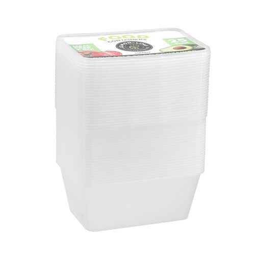Reusable Food Container 20pack Rectangle