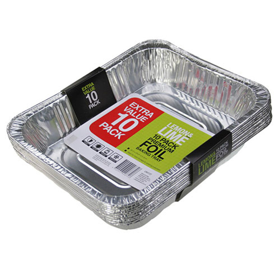 Foil Baking Tray 32.5*26*5.5CM 10 pk
