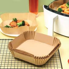 Air Fryer Paper Liner Square 16cm 50 pk