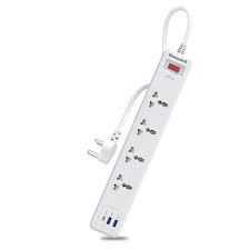 Power Board 4 Outlet with 2xUSB-A & 2xUSB-C!