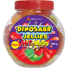 JELLY FRUITS - DINOSAURS 900gx6