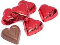 Red Chocolate Hearts