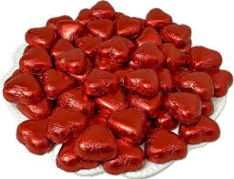 Red Chocolate Hearts