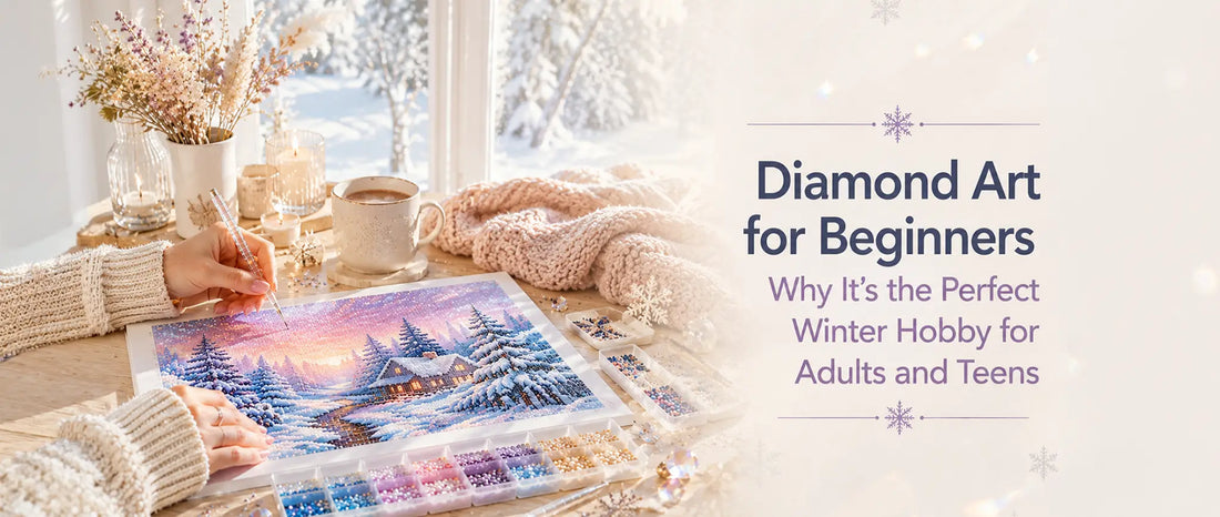 Diamond Art for Beginners: Why It's the Perfect Winter Hobby for Adults and Teens
