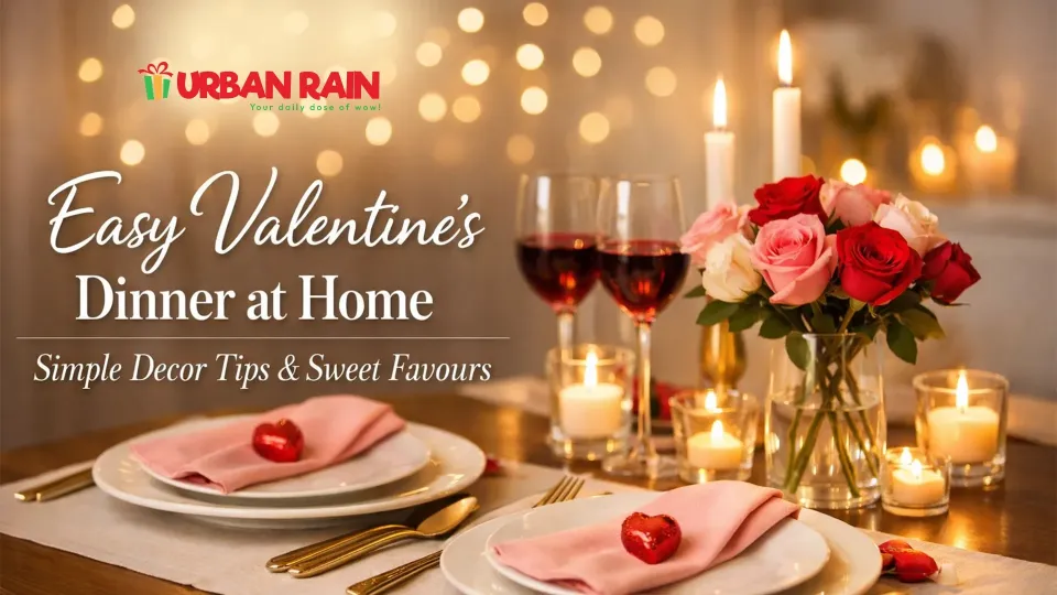 Easy Valentine’s Dinner at Home: Simple Decor Tips & Sweet Favours