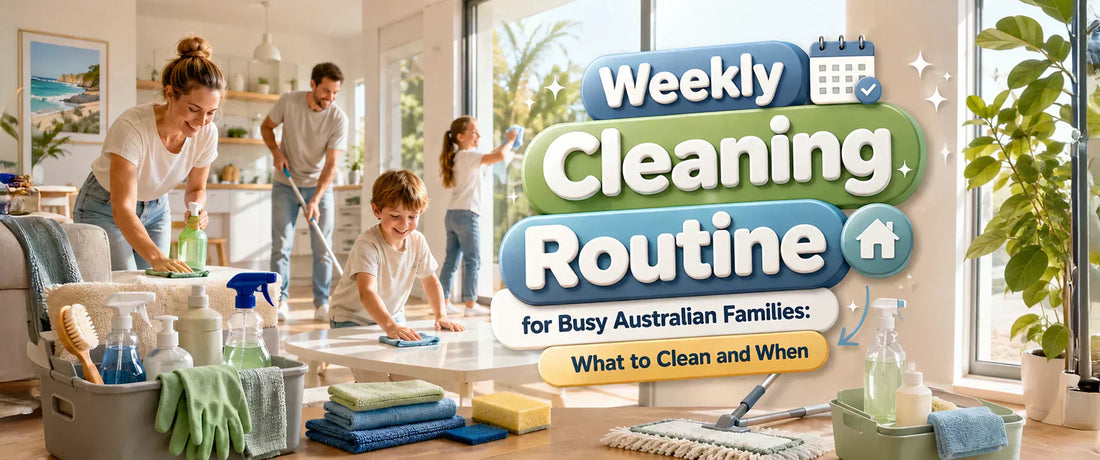 Weekly Cleaning Routine for Busy Australian Families: What to Clean and When