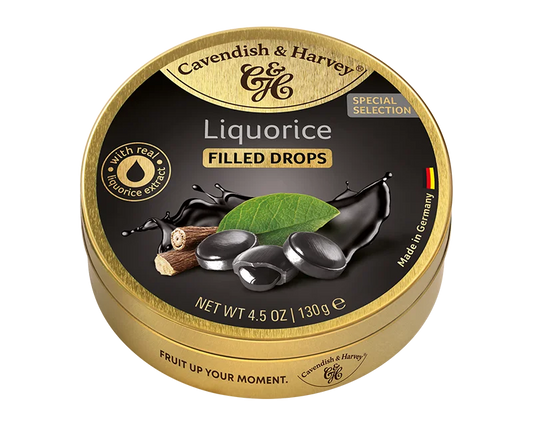 Cavendish & Harvey Liquorice Drops 130g
