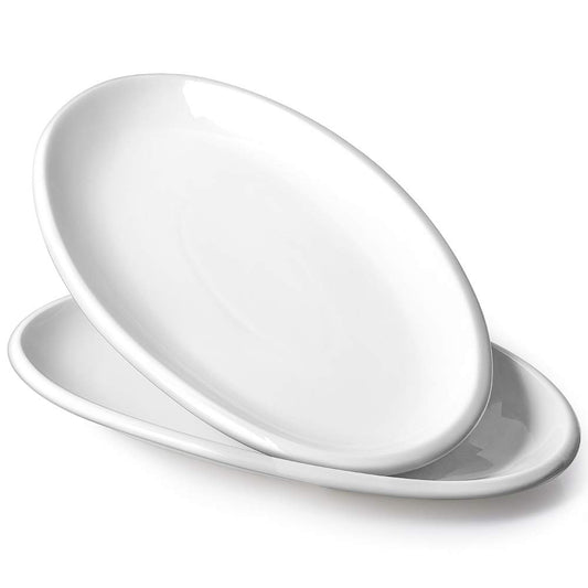 Oval Plate White 50pk