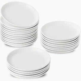 Round Plates White 50pk