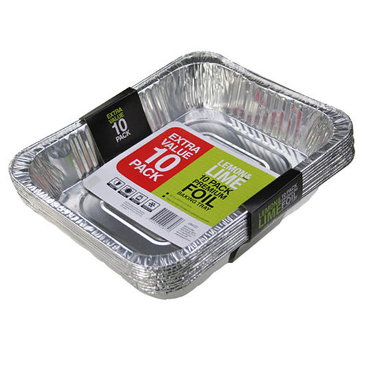 Foil Baking Tray 32.5*26*5.5CM 10 pk